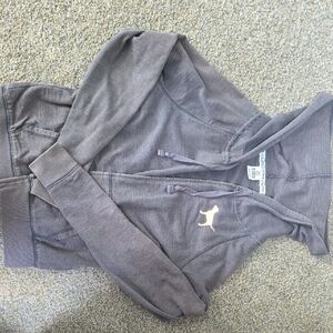Victoria's Secret Pink Charcoal Hoodie
